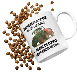 Kubek zapierdala sobie gość z beczką i jebie deczko, uchylone ma wieczko